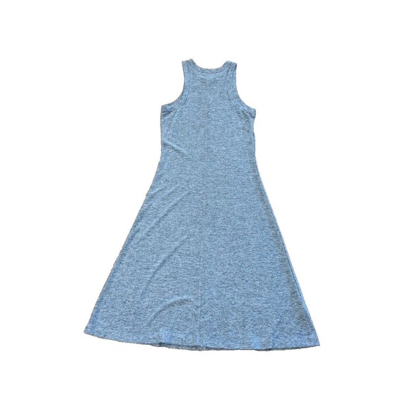 Lou & Grey Women's Sleeveless Marled Racerback A Line Midi Dress  Gray XS - Picture 2 of 6